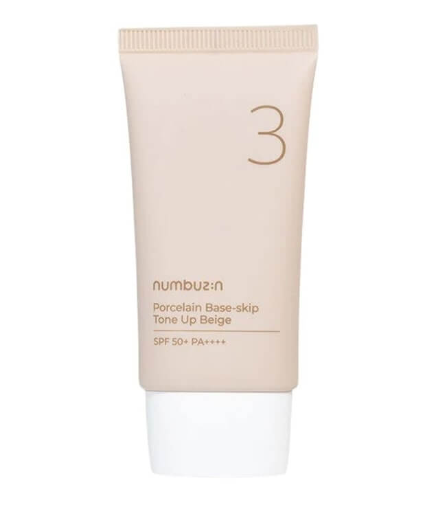 NUMBUZIN | NO.3 PORCELAIN BASE-SKIP TONE UP BEIGE SPF50+ PA++++